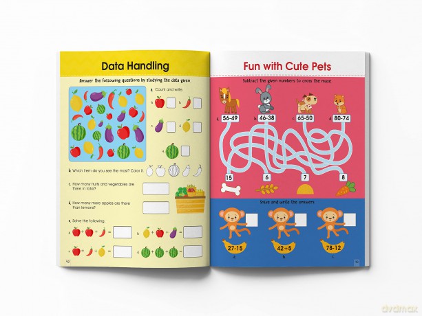 Addition and Subtraction Activity Book For Children - 80+ Activities Inside - Wonder House Books [KSIĄŻKA]