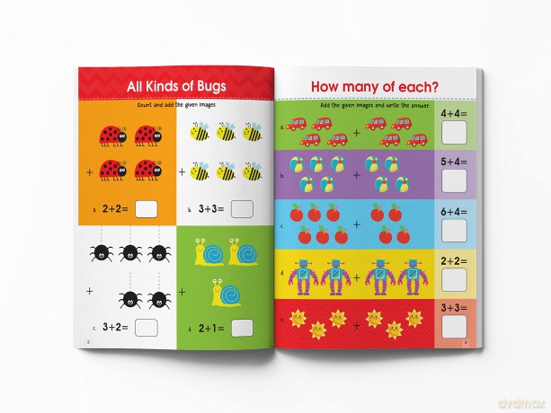 Addition and Subtraction Activity Book For Children - 80+ Activities Inside - Wonder House Books [KSIĄŻKA]