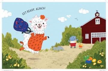 Alpaca Goes Back-a to School: A Picture Book - Sudipta Bardhan-Quallen [KSIĄŻKA]