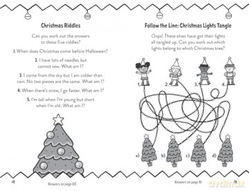Amazing Christmas Puzzles and Quizzes: A new children's illustrated activity book for 2025, packed with festive-themed brain teasers. - Caroline Rowlands [KSIĄŻKA]