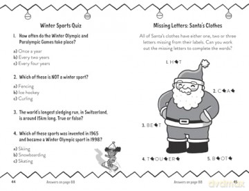 Amazing Christmas Puzzles and Quizzes: A new children's illustrated activity book for 2025, packed with festive-themed brain teasers. - Caroline Rowlands [KSIĄŻKA]