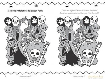 Amazing Halloween Puzzles and Quizzes: A new children's illustrated activity book for 2025, packed with Halloween-themed brain teasers. - Caroline Rowlands [KSIĄŻKA]