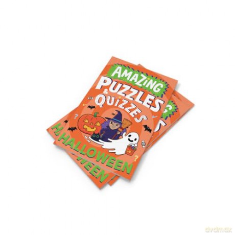 Amazing Halloween Puzzles and Quizzes: A new children's illustrated activity book for 2025, packed with Halloween-themed brain teasers. - Caroline Rowlands [KSIĄŻKA]