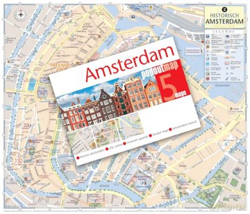 Amsterdam PopOut Map: Includes transport map - PopOut Maps [KSIĄŻKA]