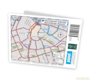 Amsterdam PopOut Map: Includes transport map - PopOut Maps [KSIĄŻKA]