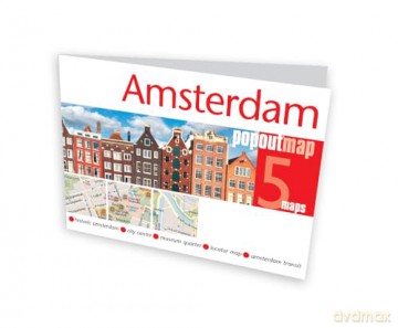 Amsterdam PopOut Map: Includes transport map - PopOut Maps [KSIĄŻKA]