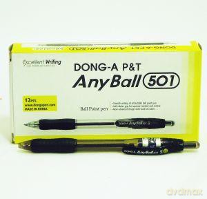 Długopis Anyball 501 Czarny [SZKOŁA]