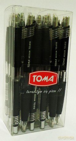 Długopis Automatyczny 816 1mm Czarny [SZKOŁA]