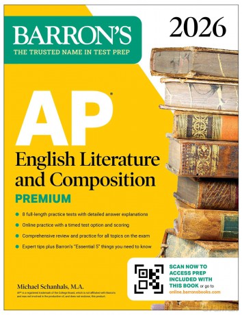 AP English Literature and Composition Premium, 2026: Prep Book with 8 Practice Tests + Online Practice - Barron's Educational Series [KSIĄŻKA]