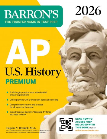 AP U.S. History Premium, 2026: Prep Book with 5 Practice Tests + Comprehensive Review + Online Practice - Barron's Educational Series [KSIĄŻKA]