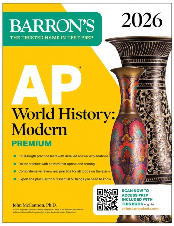 AP World History: Modern Premium, 2026: Prep Book With 5 Practice Tests + Comprehensive Review + Online Practice - Barron's Educational Series [KSIĄŻKA]