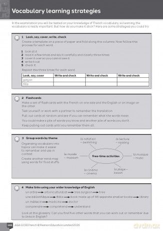 AQA GCSE French Vocabulary, Grammar and Translation Workbook - Tom Hockaday [KSIĄŻKA]