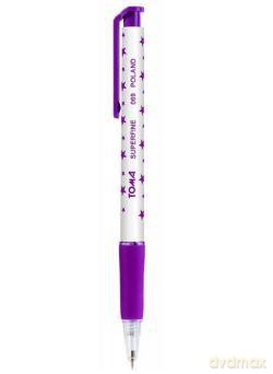 Długopis Automatyczny Superfine To-069 Fioletowy [SZKOŁA]