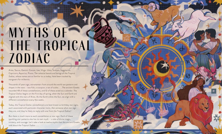 Astrologica: An Encyclopedia of Myths and Legends From the Planets, Stars and Skies - Suki Ferguson [KSIĄŻKA]