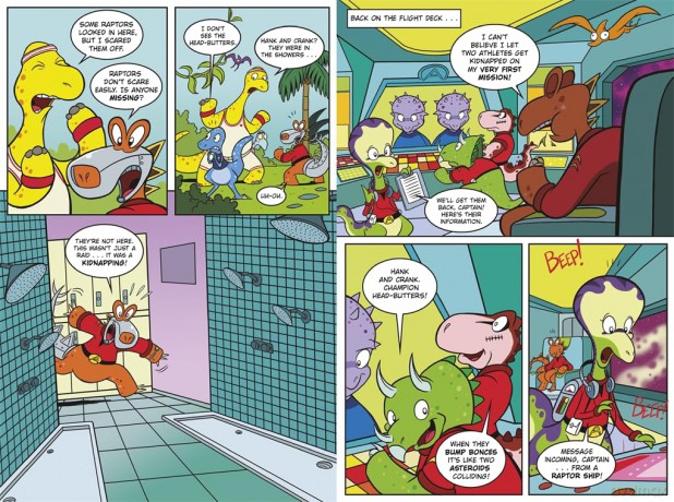 Astrosaurs: Mission to Infinity: Three space missions. One fearless dino crew. All in a graphic novel that's out of this world! - Steve Cole [KSIĄŻKA]
