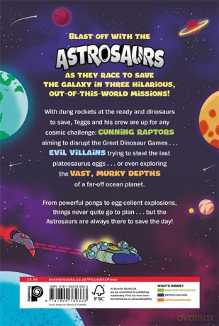 Astrosaurs: Mission to Infinity: Three space missions. One fearless dino crew. All in a graphic novel that's out of this world! - Steve Cole [KSIĄŻKA]