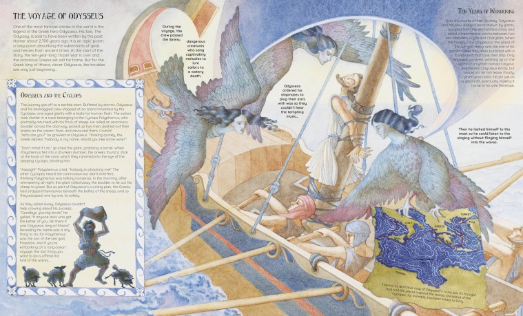 Atlas of Mythical Journeys: Discover Heroic Quests, Daring Voyages and Epic Adventures - Iryna Dobrovetska [KSIĄŻKA]