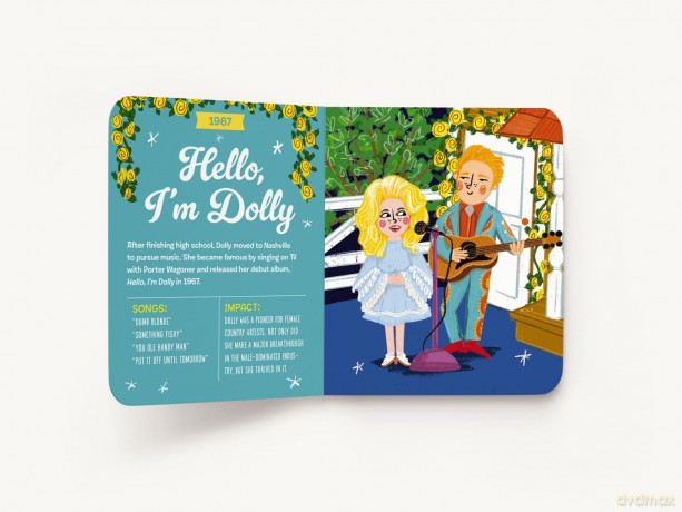 Baby Biographies: Dolly Parton: My Baby's Introduction to the Queen of Country - Amanda Sobotka [KSIĄŻKA]