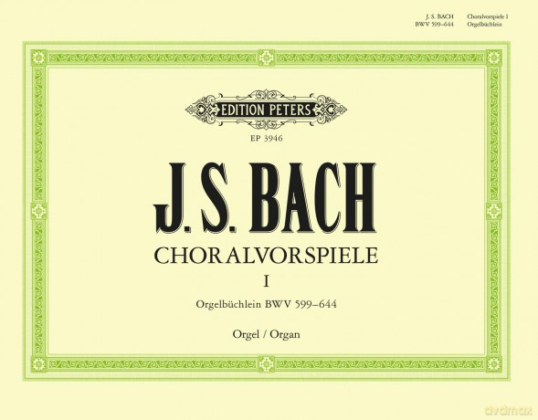 Bach: Organ Works Based on Chorales Vol.1 - Friedrich Conrad Griepenkerl [KSIĄŻKA]
