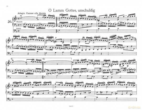 Bach: Organ Works Based on Chorales Vol.1 - Friedrich Conrad Griepenkerl [KSIĄŻKA]