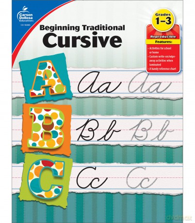 Beginning Traditional Cursive, Grades 1 - 3 - Carson Dellosa Education [KSIĄŻKA]