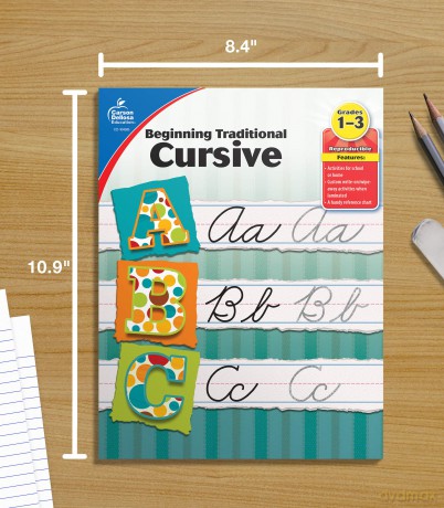 Beginning Traditional Cursive, Grades 1 - 3 - Carson Dellosa Education [KSIĄŻKA]