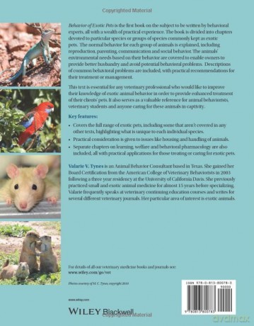 Behavior of Exotic Pets - Valarie V. Tynes [KSIĄŻKA]