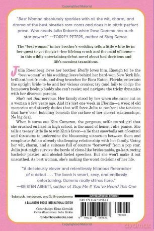 Best Woman: A Novel - Rose Dommu [KSIĄŻKA]