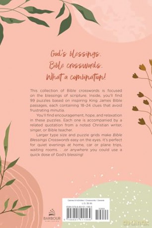 Bible Blessings Crosswords: 99 Fun, Relaxing, Encouraging Puzzles - Compiled by Barbour Staff [KSIĄŻKA]