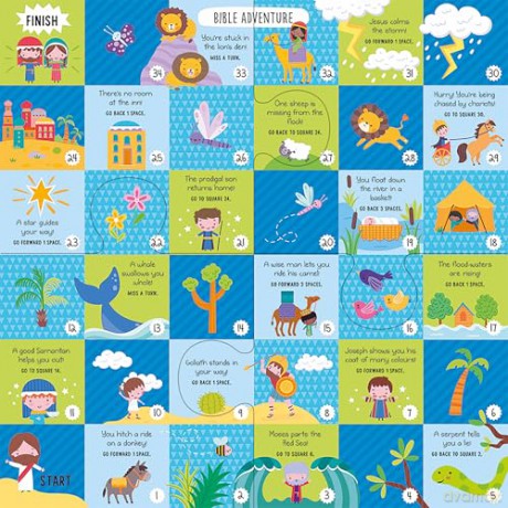 Bible Board Game Set - Includes 2 Games and Activity Book - Sarah Wade [KSIĄŻKA]