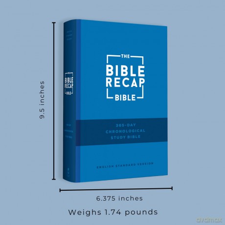 Bible Recap 365-Day Chronological Study Bible, The: English Standard Version - Tara-Leigh Cobble [KSIĄŻKA]