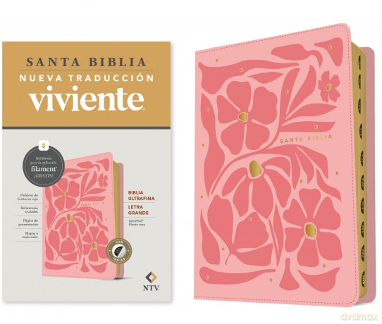 Biblia ultrafina NTV, letra grande con Filament - Tyndale House [KSIĄŻKA]