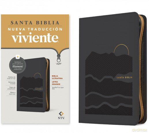 Biblia ultrafina NTV, letra grande de z per con Filament - Tyndale House [KSIĄŻKA]