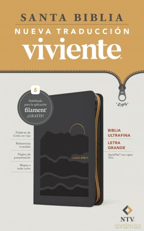 Biblia ultrafina NTV, letra grande de z per con Filament - Tyndale House [KSIĄŻKA]