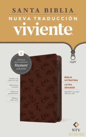 Biblia ultrafina NTV, letra grande de z per con Filament - Tyndale House [KSIĄŻKA]