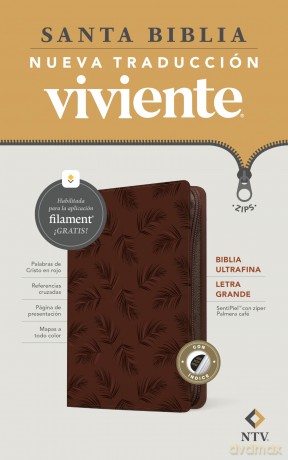 Biblia ultrafina NTV, letra grande de z per con Filament - Tyndale House [KSIĄŻKA]