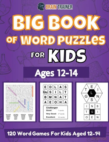 Big Book Of Word Puzzles For Kids Ages 12-14 - 120 Word Games For Kids Aged 12-14 - Brain Trainer [KSIĄŻKA]