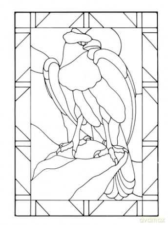 Birds and Butterflies Stained Glass Pattern Book - Ed Sibbett [KSIĄŻKA]