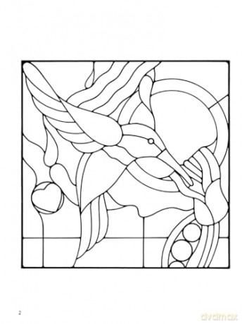 Birds and Butterflies Stained Glass Pattern Book - Ed Sibbett [KSIĄŻKA]