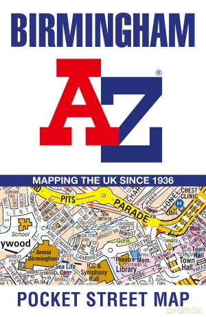 Birmingham A-Z Pocket Street Map: Accurate street map for easy navigation - A-Z Maps [KSIĄŻKA]