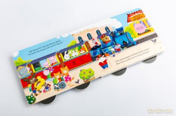Bizzy Bear Whizzy Wheels: Train: With 4 moving wheels! - Benji Davies [KSIĄŻKA]