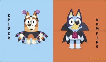 Bluey: Bluey's Halloween Mix-and-Match: A picture play book - Bluey [KSIĄŻKA]