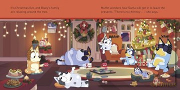 Bluey: Let's Play Verandah Santa: A Lift-the-Flap Book - Bluey [KSIĄŻKA]