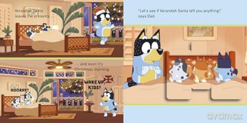 Bluey: Let's Play Verandah Santa: A Lift-the-Flap Book - Bluey [KSIĄŻKA]