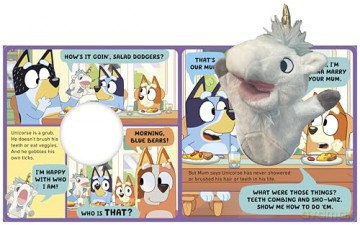 Bluey: Puppets: Starring Unicorse: A Puppet Play Book - Bluey [KSIĄŻKA]