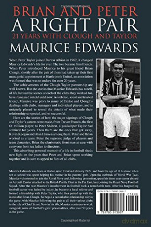 BRIAN AND PETER: A RIGHT PAIR 21 Years with Clough and Taylor - Maurice Edwards [KSIĄŻKA]