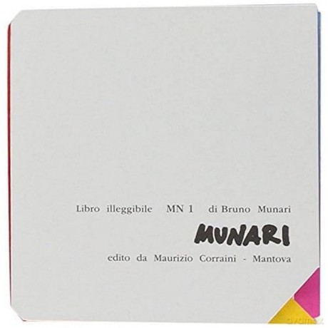 Bruno Munari - Libro Illeggibile 'Mn 1' - Bruno Munari [KSIĄŻKA]