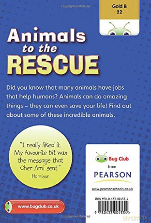 Bug Club Guided Non Fiction Year 2 Gold B Animals to the Rescue - Elizabeth Corfe [KSIĄŻKA]