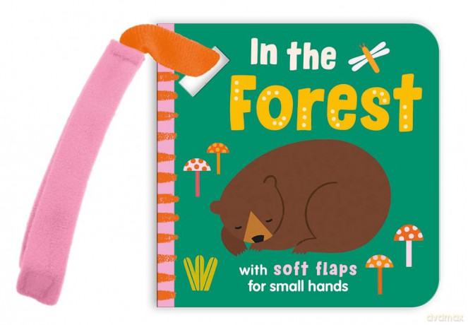 Buggy Book with Felt Flaps - In the Forest | Chunky Pram Book for Babies | 6 Spreads of Bright Woodland Scenes [KSIĄŻKA]