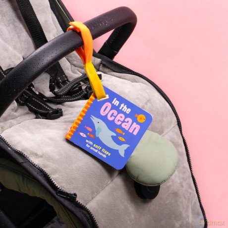 Buggy Book with Felt Flaps - In the Ocean | Chunky Pram Book for Babies | 6 Spreads of Bright Ocean Scenes [KSIĄŻKA]